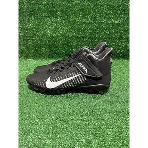 Nike Alpha Menace Pro 2 Mid Football Cleats Black [Aq3209-002] Men’s Size 13
